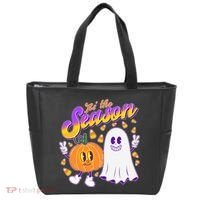 Cute Retro Halloween Tis The Season Tote Bag thumb 0