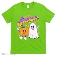 Cute Retro Halloween Tis The Season T-Shirt thumb 0