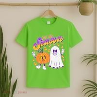 Cute Retro Halloween Tis The Season T-Shirt thumb 2