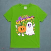 Cute Retro Halloween Tis The Season T-Shirt thumb 5