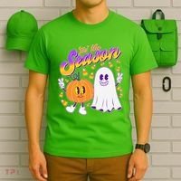 Cute Retro Halloween Tis The Season T-Shirt thumb 6