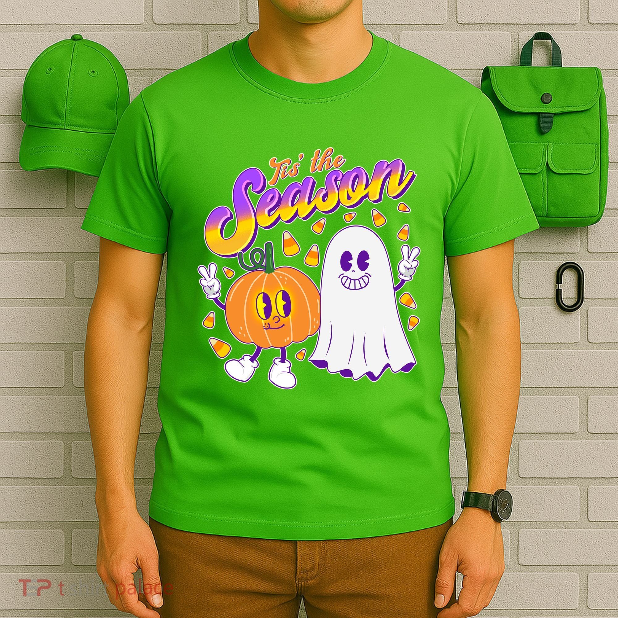 Cute Retro Halloween Tis The Season T-Shirt