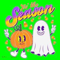 Cute Retro Halloween Tis The Season Mousepad thumb 1
