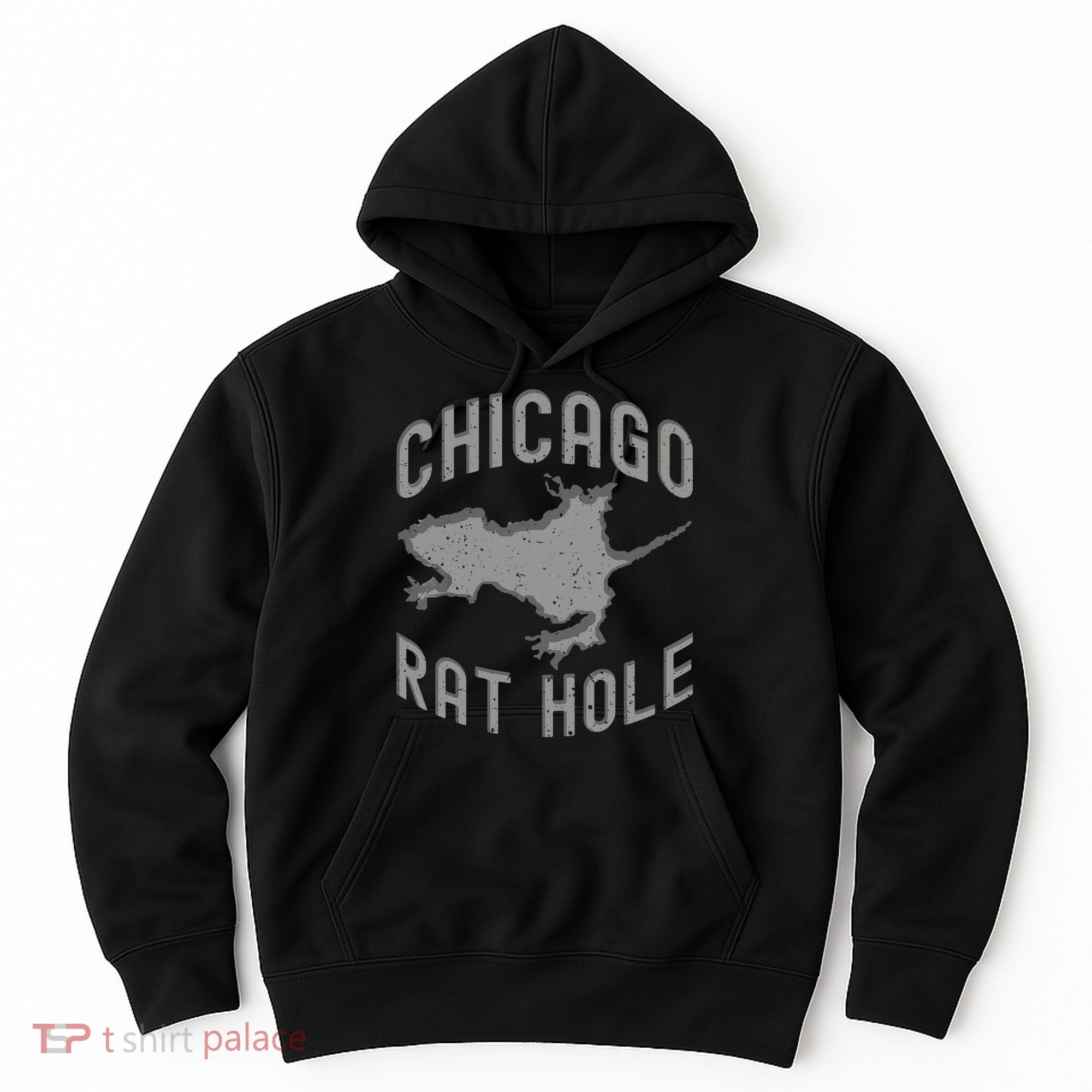 Chicago Rat Hole Hilarious Souvenir From Chicago Funny Hoodie