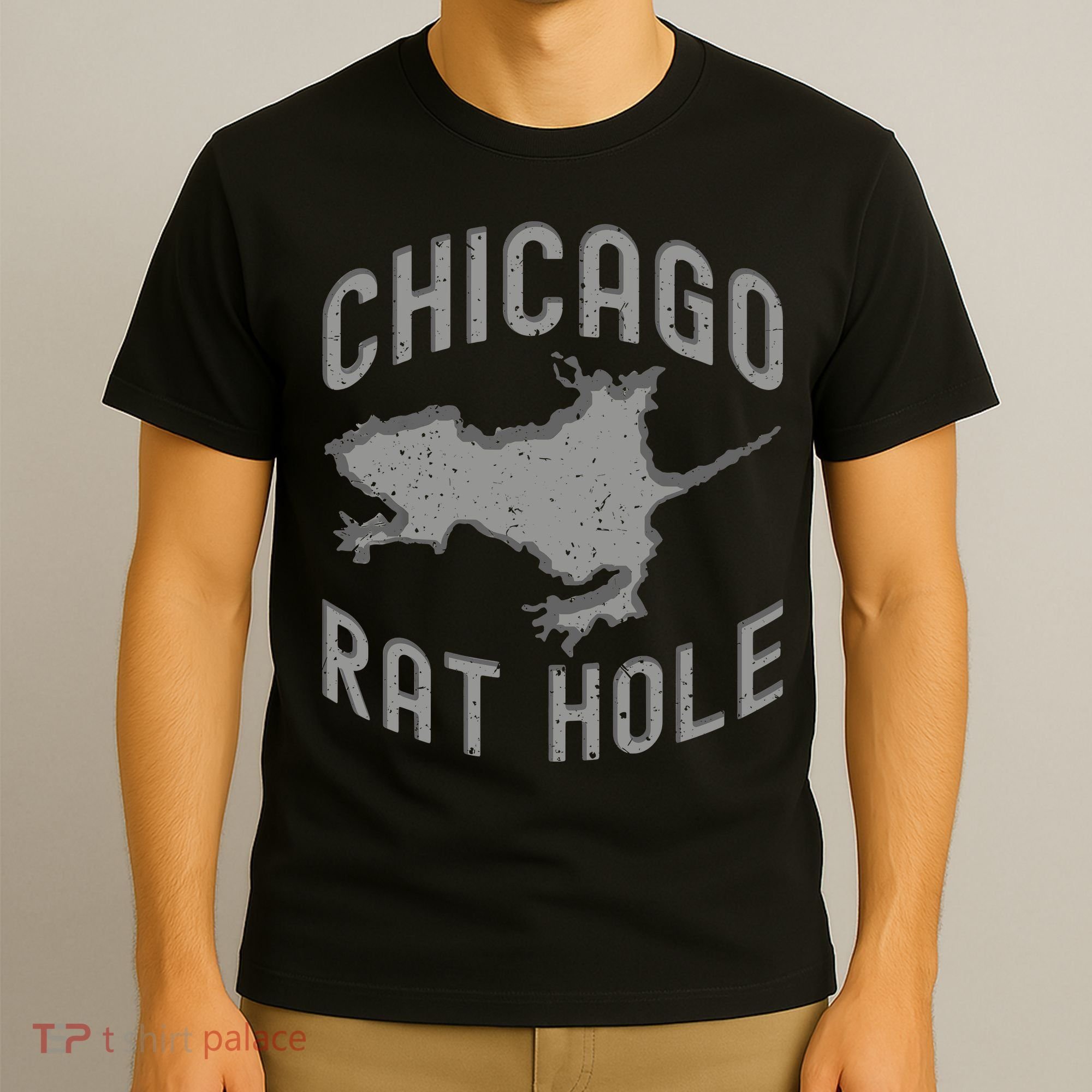 Chicago Rat Hole Hilarious Souvenir From Chicago Funny T-Shirt