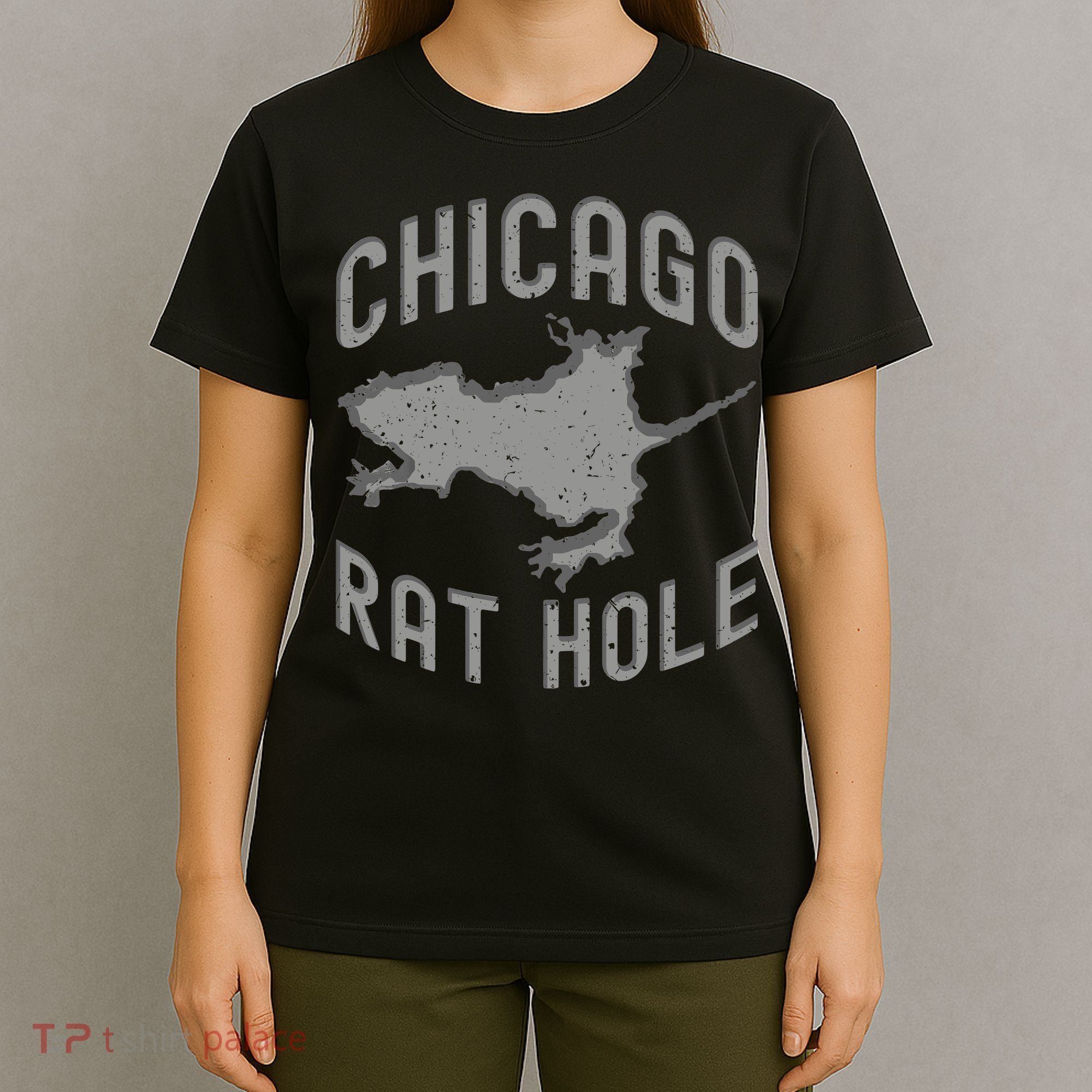 Chicago Rat Hole Hilarious Souvenir From Chicago Funny T-Shirt