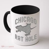 Chicago Rat Hole Hilarious Souvenir From Chicago Funny Coffee Mug thumb 0