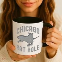 Chicago Rat Hole Hilarious Souvenir From Chicago Funny Coffee Mug thumb 3