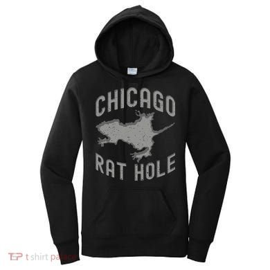 Chicago Rat Hole Hilarious Souvenir From Chicago Funny Women's Hoodie