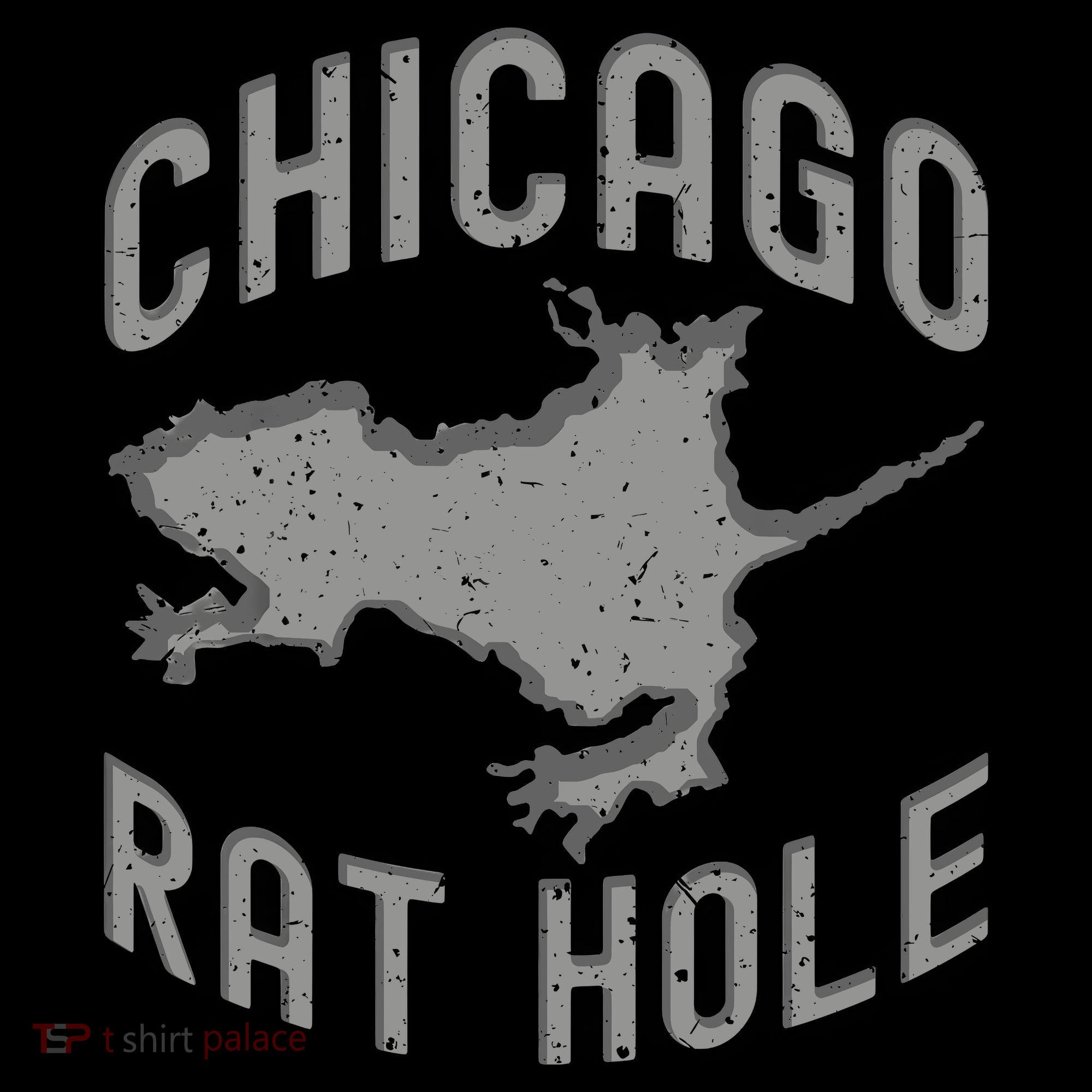 Chicago Rat Hole Hilarious Souvenir From Chicago Funny Women's Hoodie