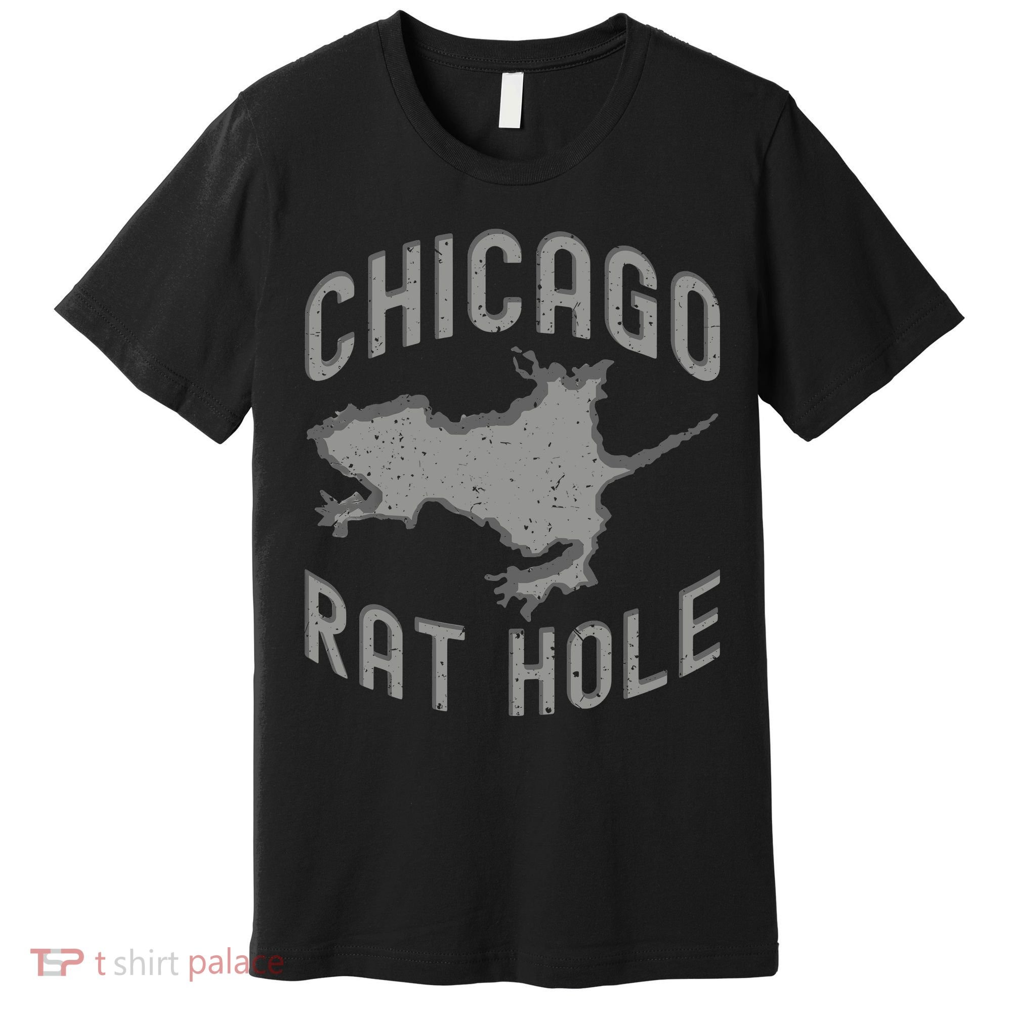 Chicago Rat Hole Hilarious Souvenir From Chicago Funny Premium T-Shirt
