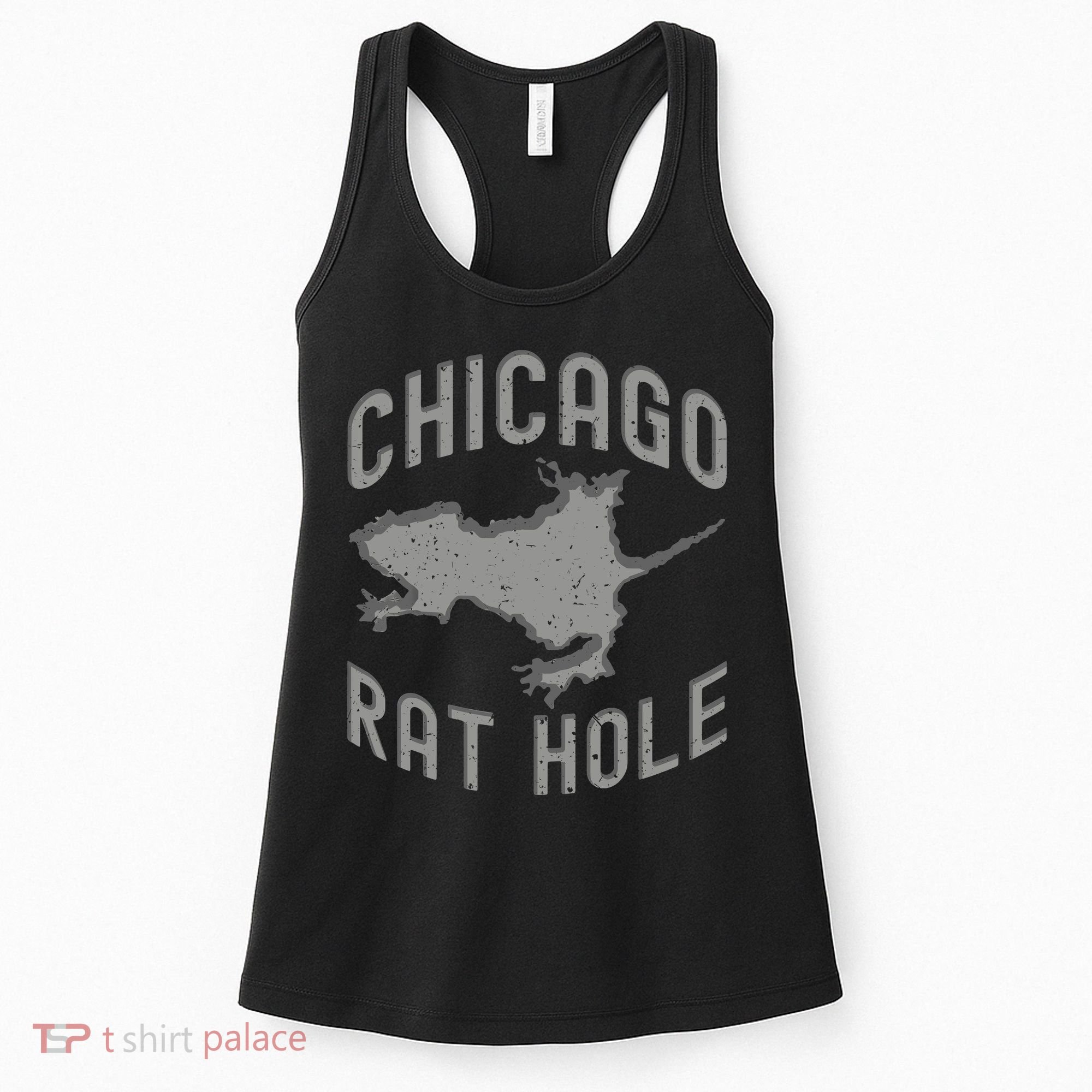 Chicago Rat Hole Hilarious Souvenir From Chicago Funny Women's Tank Top