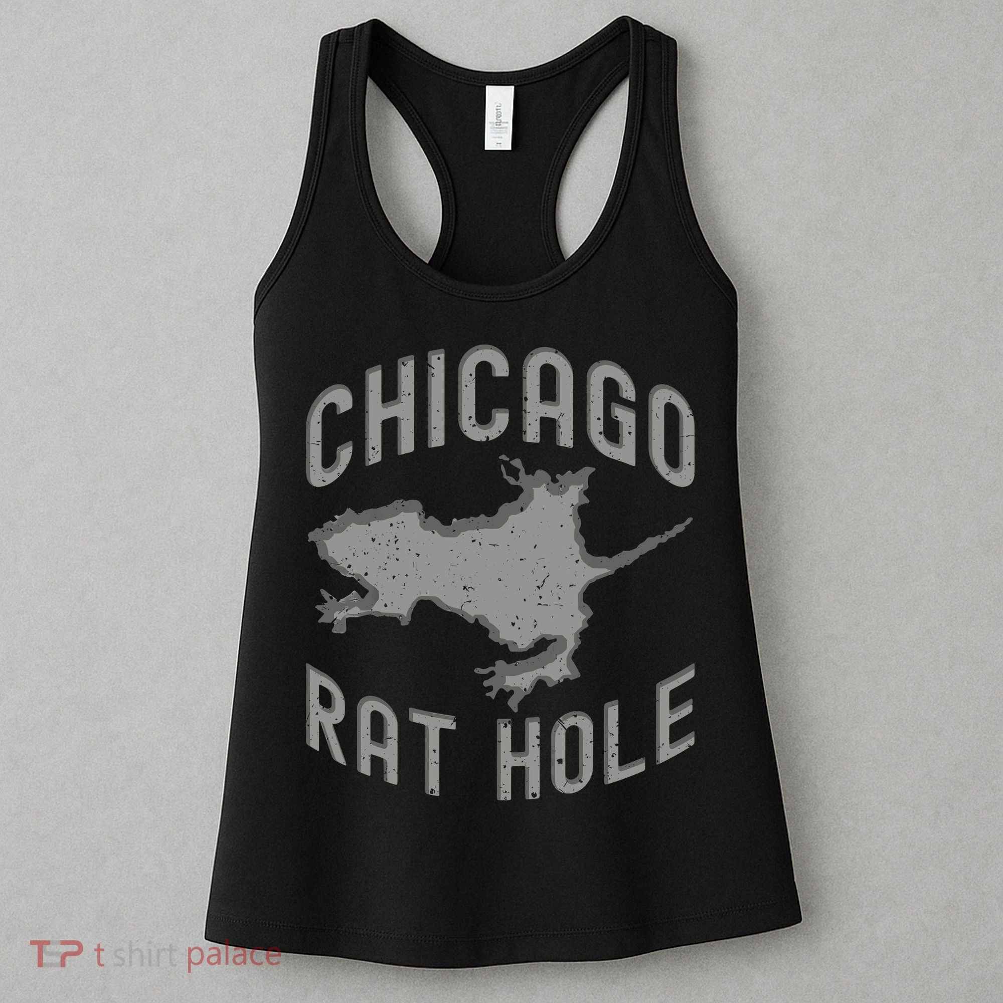 Chicago Rat Hole Hilarious Souvenir From Chicago Funny Women's Tank Top
