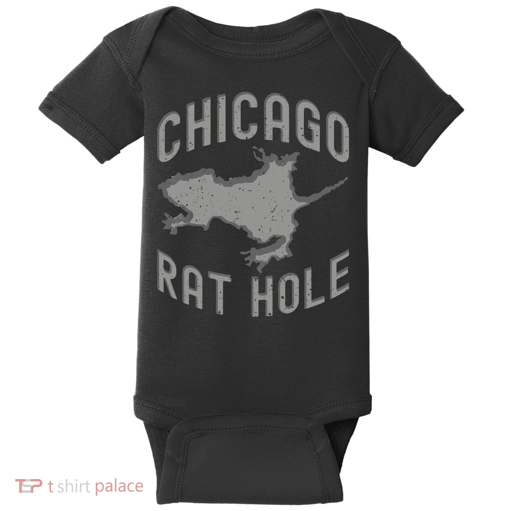 Chicago Rat Hole Hilarious Souvenir From Chicago Funny Baby Bodysuit