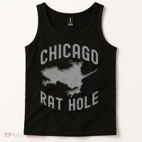 Chicago Rat Hole Hilarious Souvenir From Chicago Funny Tank Top thumb 2