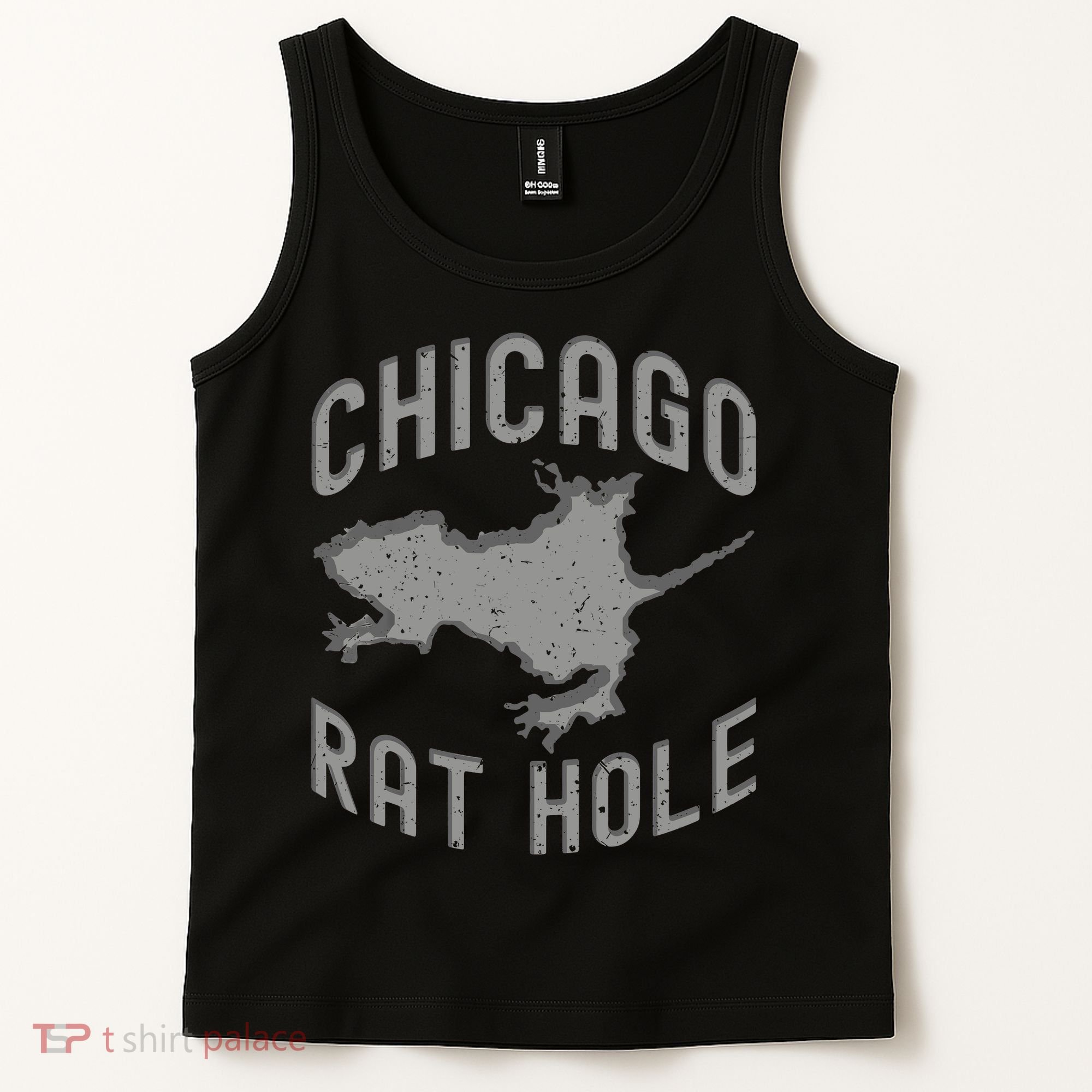 Chicago Rat Hole Hilarious Souvenir From Chicago Funny Tank Top