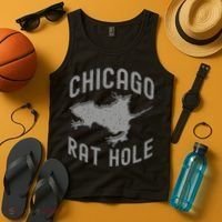 Chicago Rat Hole Hilarious Souvenir From Chicago Funny Tank Top thumb 4
