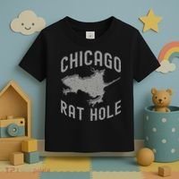 Chicago Rat Hole Hilarious Souvenir From Chicago Funny Toddler T-Shirt thumb 3