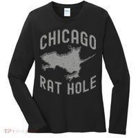 Chicago Rat Hole Hilarious Souvenir From Chicago Funny Women's Long Sleeve Shirt thumb 0