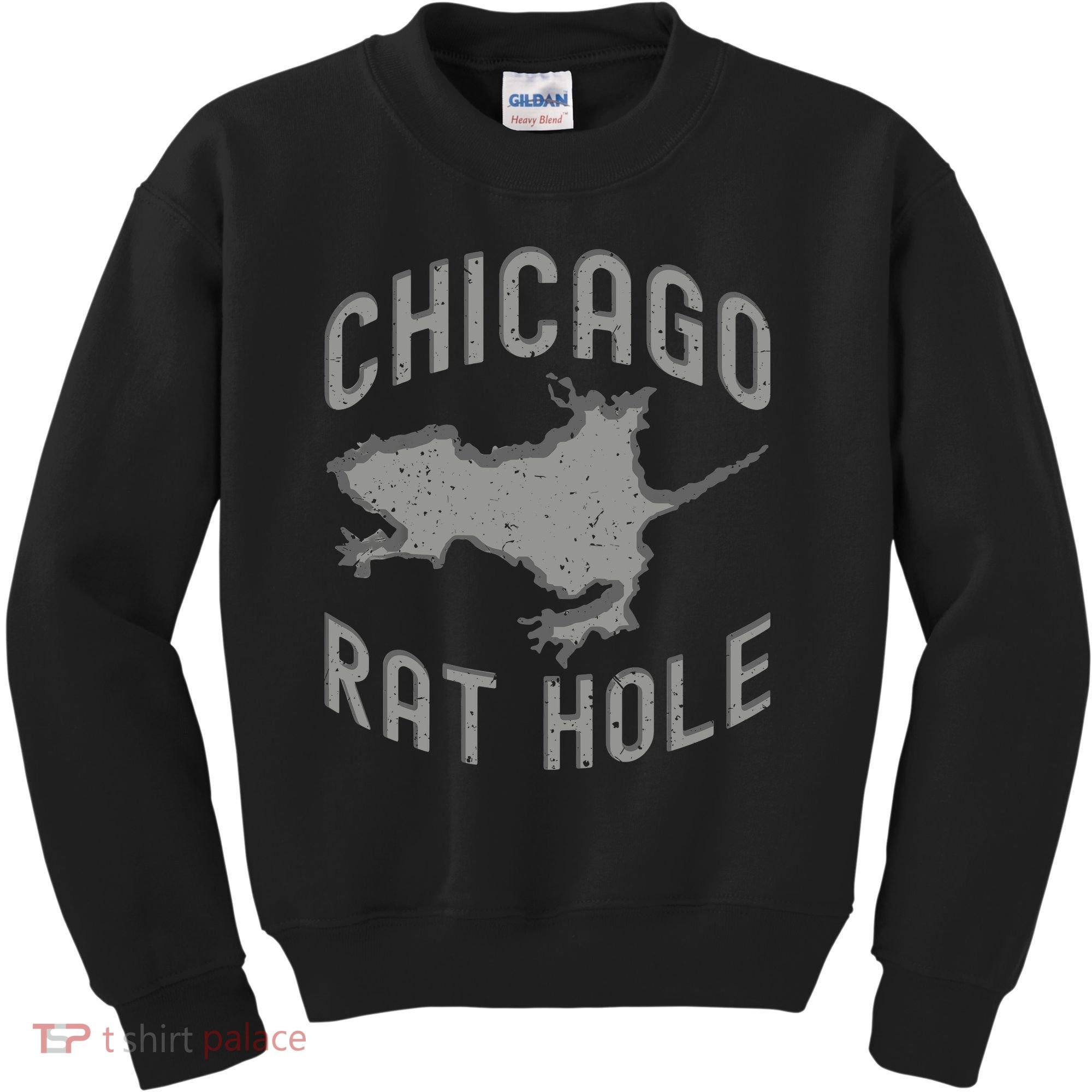 Chicago Rat Hole Hilarious Souvenir From Chicago Funny Kids Sweatshirt