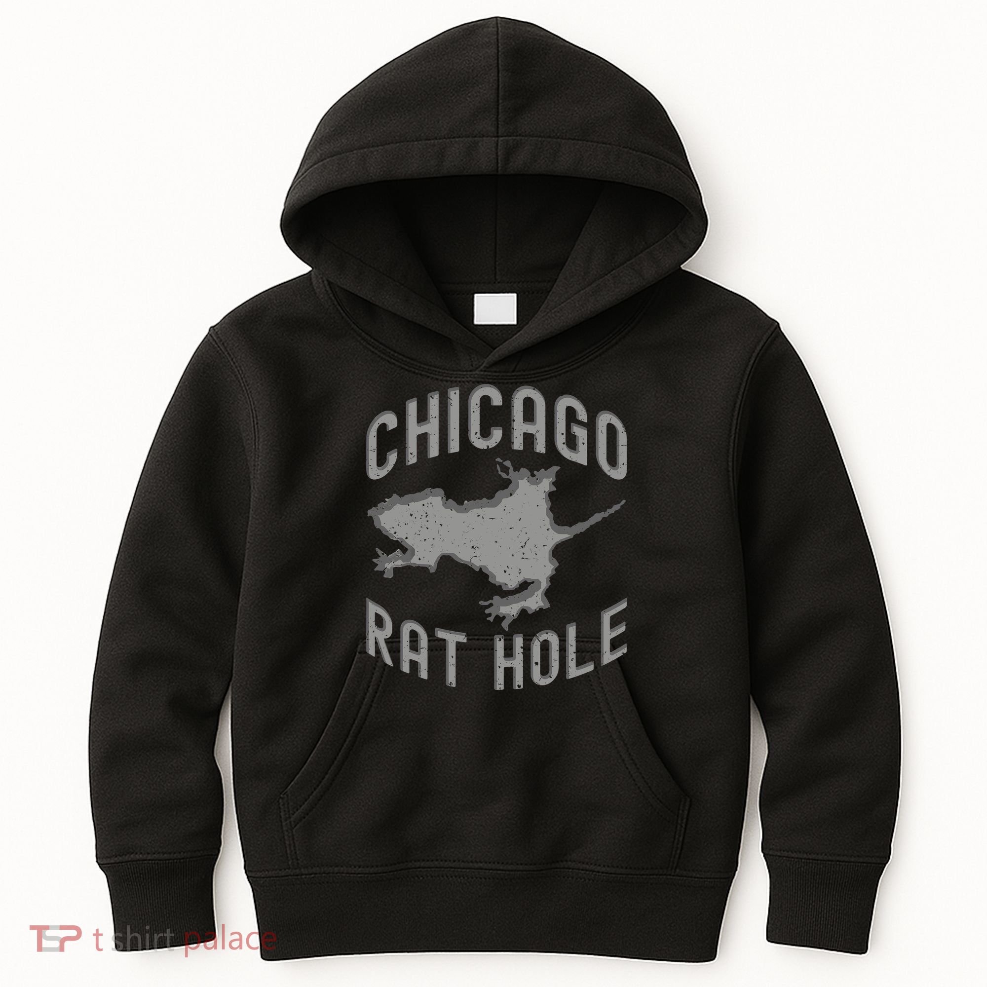 Chicago Rat Hole Hilarious Souvenir From Chicago Funny Kids Hoodie
