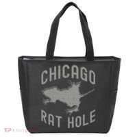 Chicago Rat Hole Hilarious Souvenir From Chicago Funny Tote Bag thumb 0