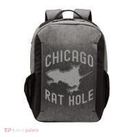 Chicago Rat Hole Hilarious Souvenir From Chicago Funny Vector Backpack thumb 0