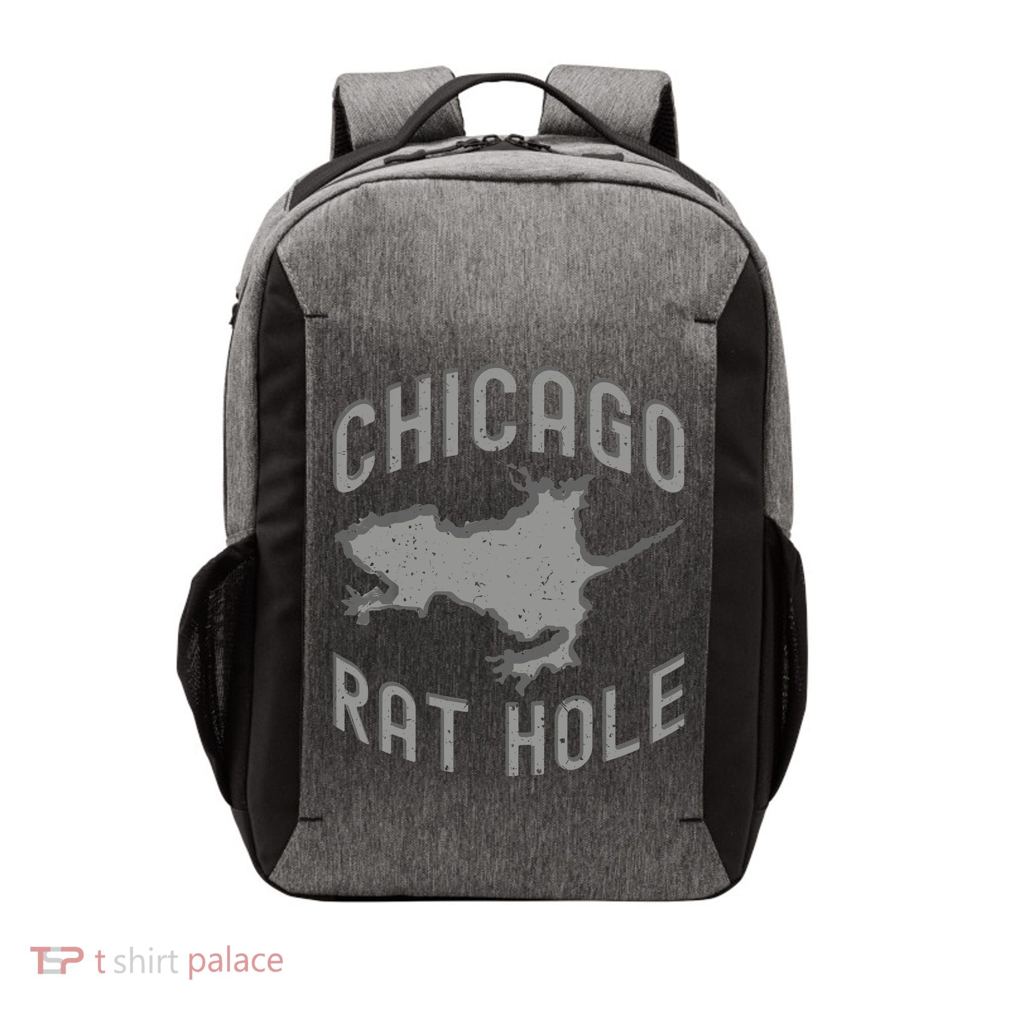Chicago Rat Hole Hilarious Souvenir From Chicago Funny Vector Backpack