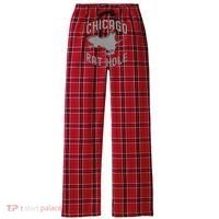 Chicago Rat Hole Hilarious Souvenir From Chicago Funny Women's Flannel Plaid Pajama Pants thumb 0