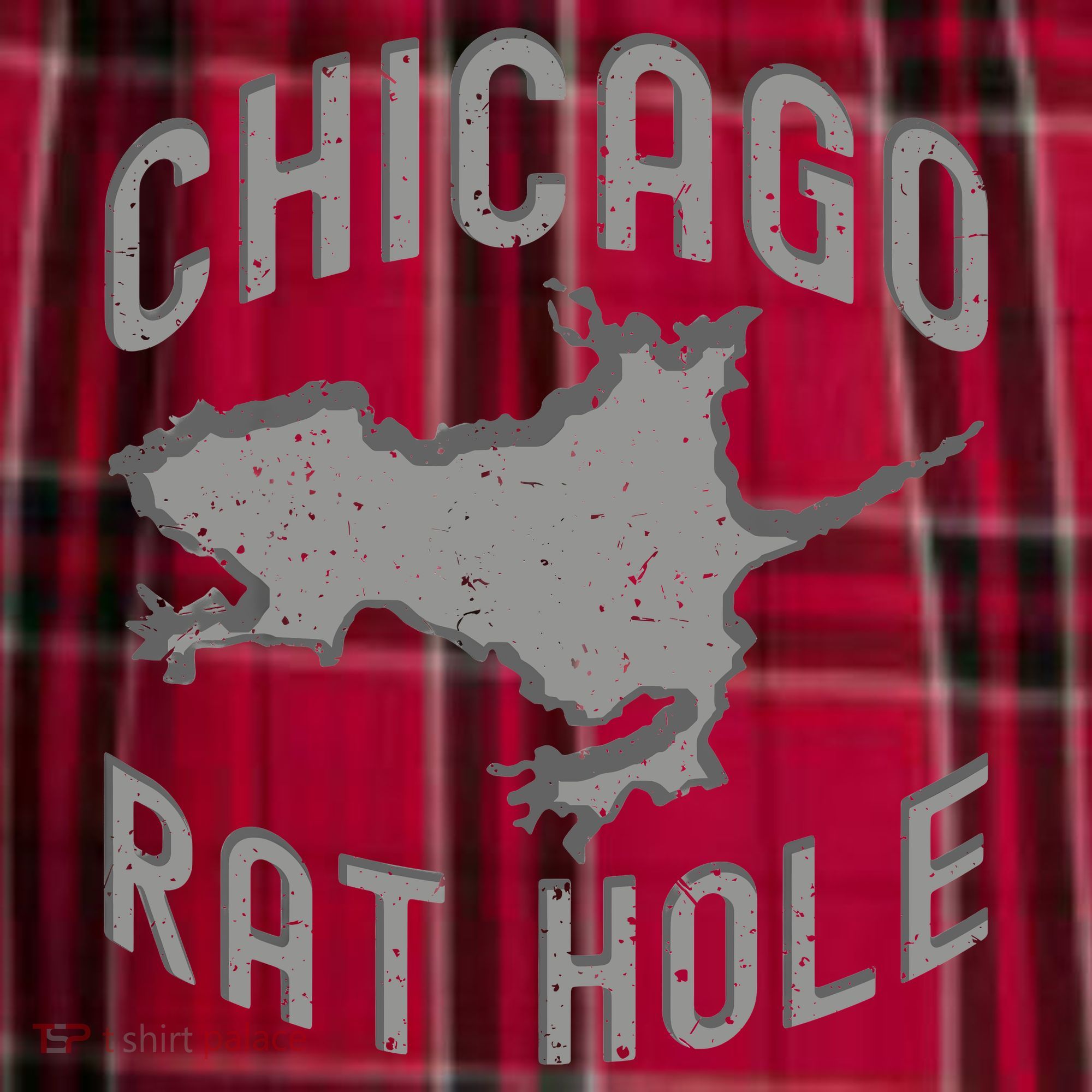Chicago Rat Hole Hilarious Souvenir From Chicago Funny Women's Flannel Plaid Pajama Pants