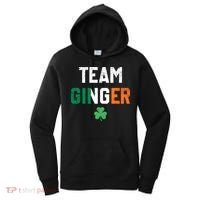 Cute Red Head Team Ginger St Patricks Day Green Irish Flag Funny Gift Women's Hoodie thumb 0