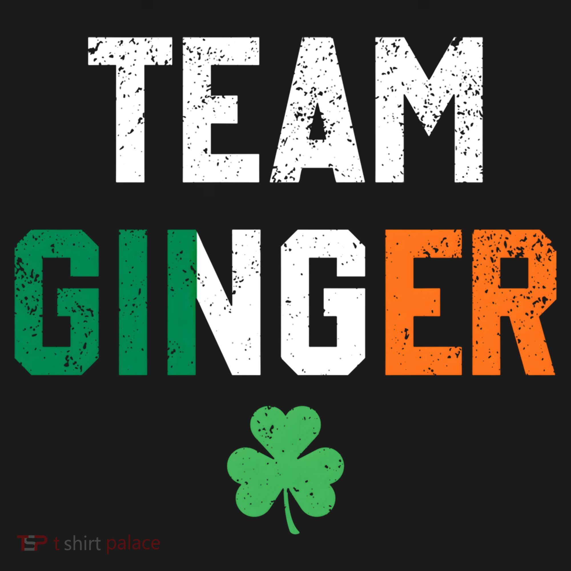 Cute Red Head Team Ginger St Patricks Day Green Irish Flag Funny Gift Women's Hoodie