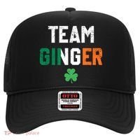 Cute Red Head Team Ginger St Patricks Day Green Irish Flag Funny Gift Hat thumb 0
