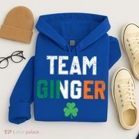 Cute Red Head Team Ginger St Patricks Day Green Irish Flag Funny Gift Hoodie thumb 4