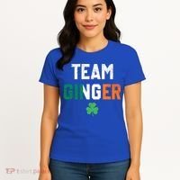 Cute Red Head Team Ginger St Patricks Day Green Irish Flag Funny Gift Women's T-Shirt thumb 4