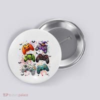 Cool Retro Halloween Gaming Controllers Button thumb 0