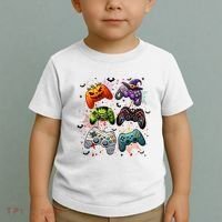 Cool Retro Halloween Gaming Controllers Toddler T-Shirt thumb 2