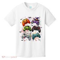 Cool Retro Halloween Gaming Controllers Kids T-Shirt thumb 0
