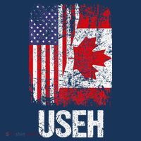 Canadian Roots Half Canadian American Useh Canada Usa Flag Polo thumb 2