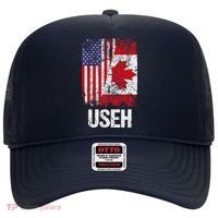 Canadian Roots Half Canadian American Useh Canada Usa Flag Hat thumb 0