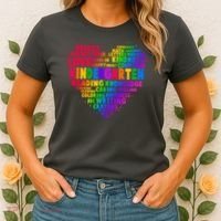 Cute Rainbow Heart Kindergarten Word Art Women's T-Shirt thumb 2