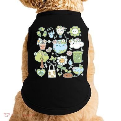 Cute Retro Hippie Celebrate Earth Day Doggie Tank