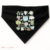Cute Retro Hippie Celebrate Earth Day USA-Made Doggie Bandana thumb 0