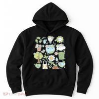 Cute Retro Hippie Celebrate Earth Day Hoodie thumb 0