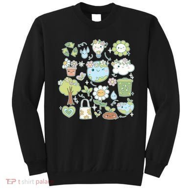Cute Retro Hippie Celebrate Earth Day Sweatshirt