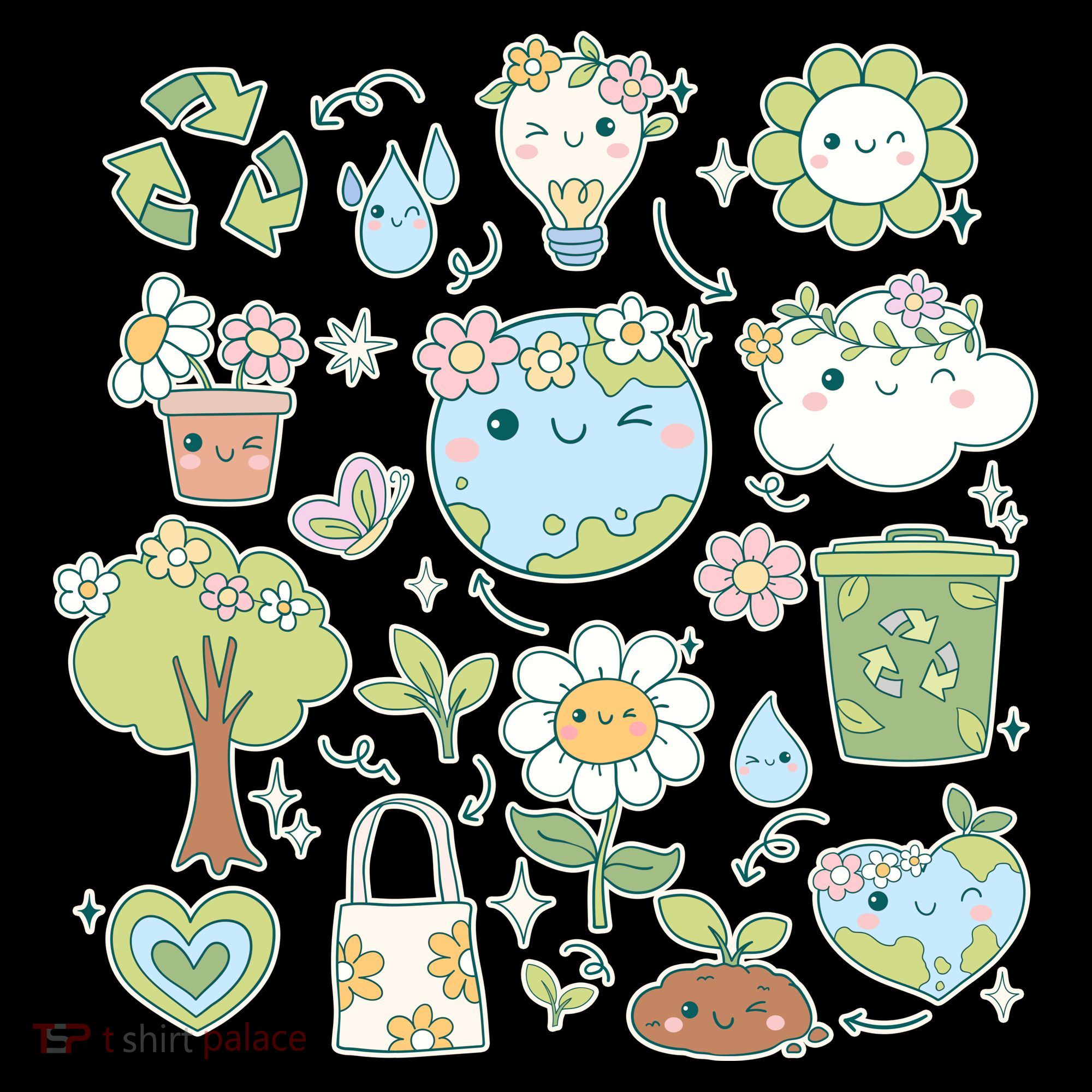 Cute Retro Hippie Celebrate Earth Day Coffee Mug