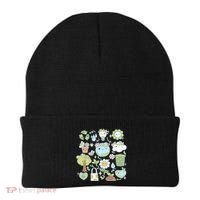 Cute Retro Hippie Celebrate Earth Day Beanie thumb 0