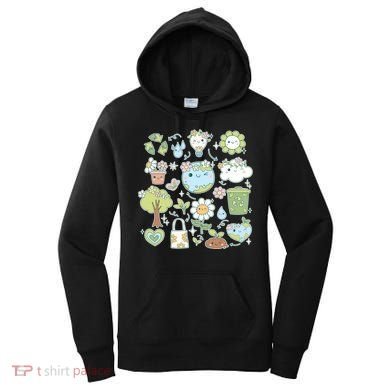 Cute Retro Hippie Celebrate Earth Day Women's Hoodie