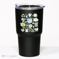 Cute Retro Hippie Celebrate Earth Day Tumbler thumb 0