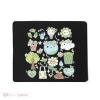 Cute Retro Hippie Celebrate Earth Day Mousepad thumb 0